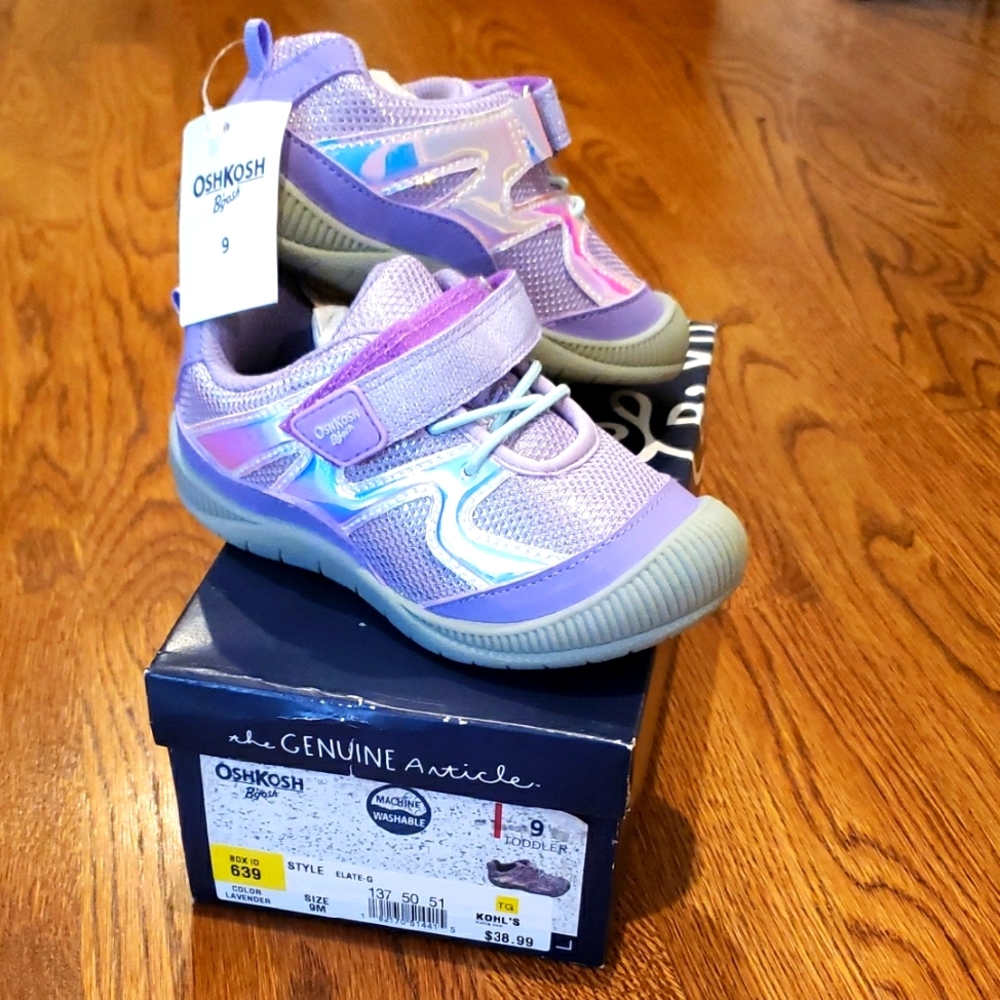 New in Box, OshKosh B'gosh Kids' Purple Sneakers